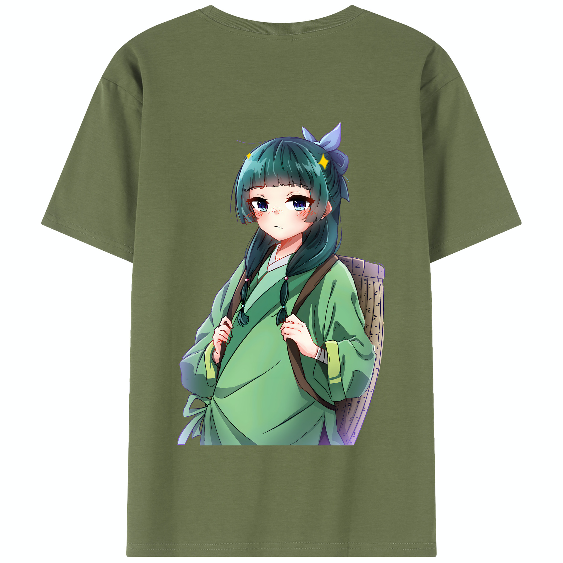 （画像用） 薬屋のひとりごと The Apothecary Diaries 綿100％半袖Tシャツ（背面プリント）